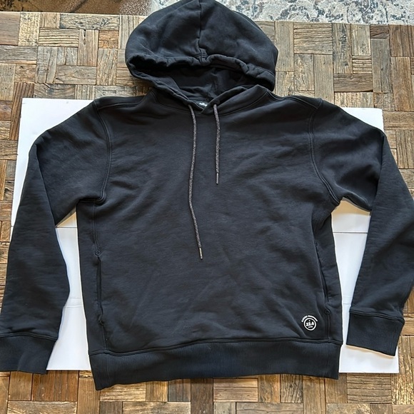 Allbirds Women’s The R&R Hoodie Natural Black Medium - Picture 1 of 16